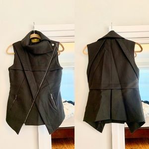 Vintage Nicole Miller Moto Zip Vest